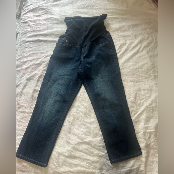 Destination Maternity Dark Blue Women Jeans - Picture 1 of 3
